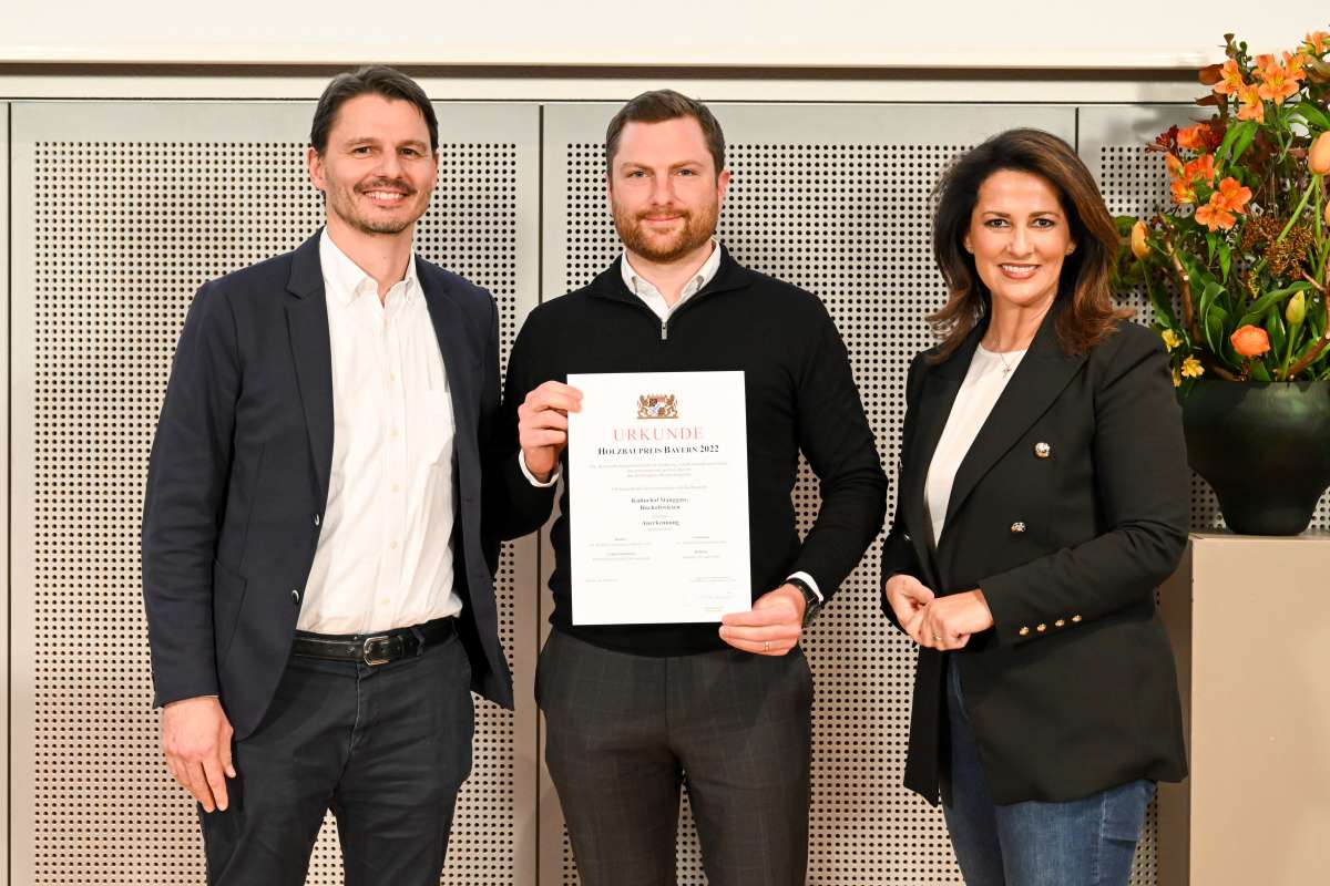 Anerkennung Holzbaupreis Bayern 2022