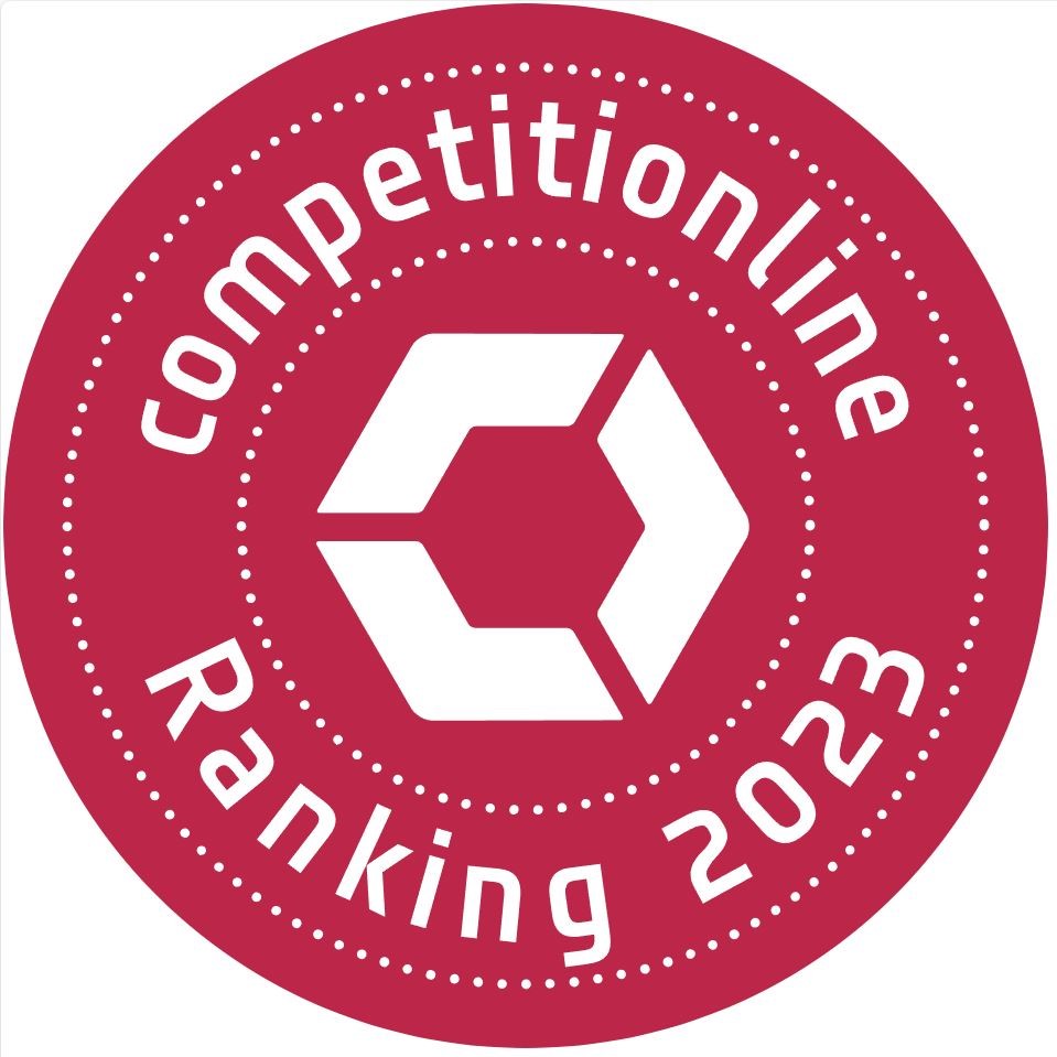 competitionline Ranking 2023 - 17. Platz Städtebau und 21. Platz Architektur im nationalen Vergleich