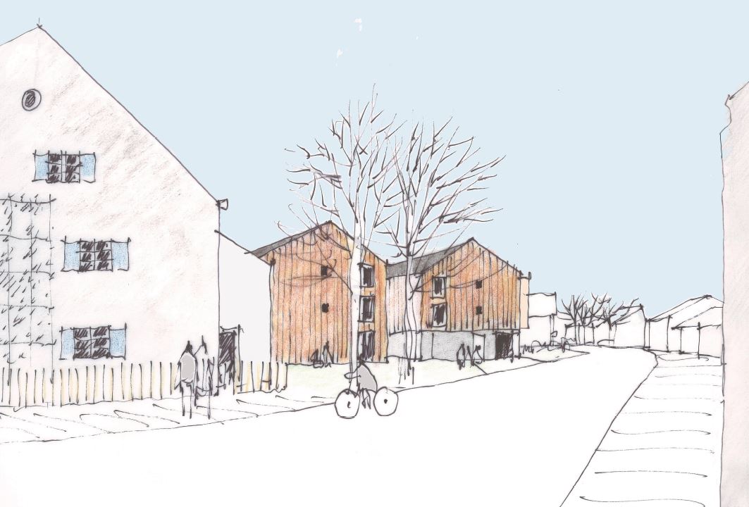 1. Preis Wettbewerb Kostengünstiges Wohnen “Neue Dorfmitte” in Weßling