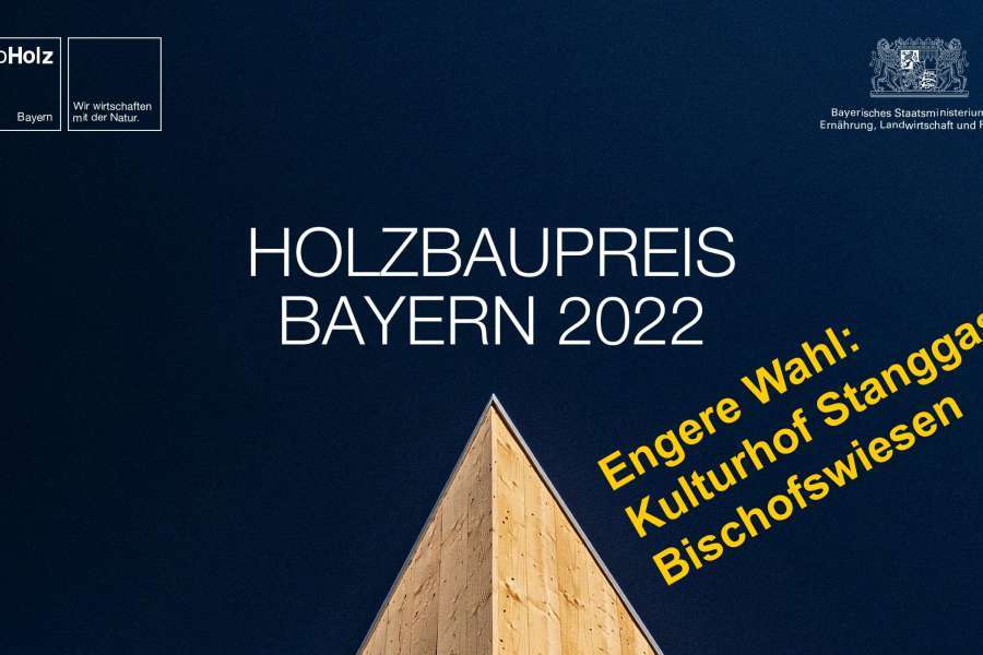 Nomierung zum Holzbaupreis Bayern 2022