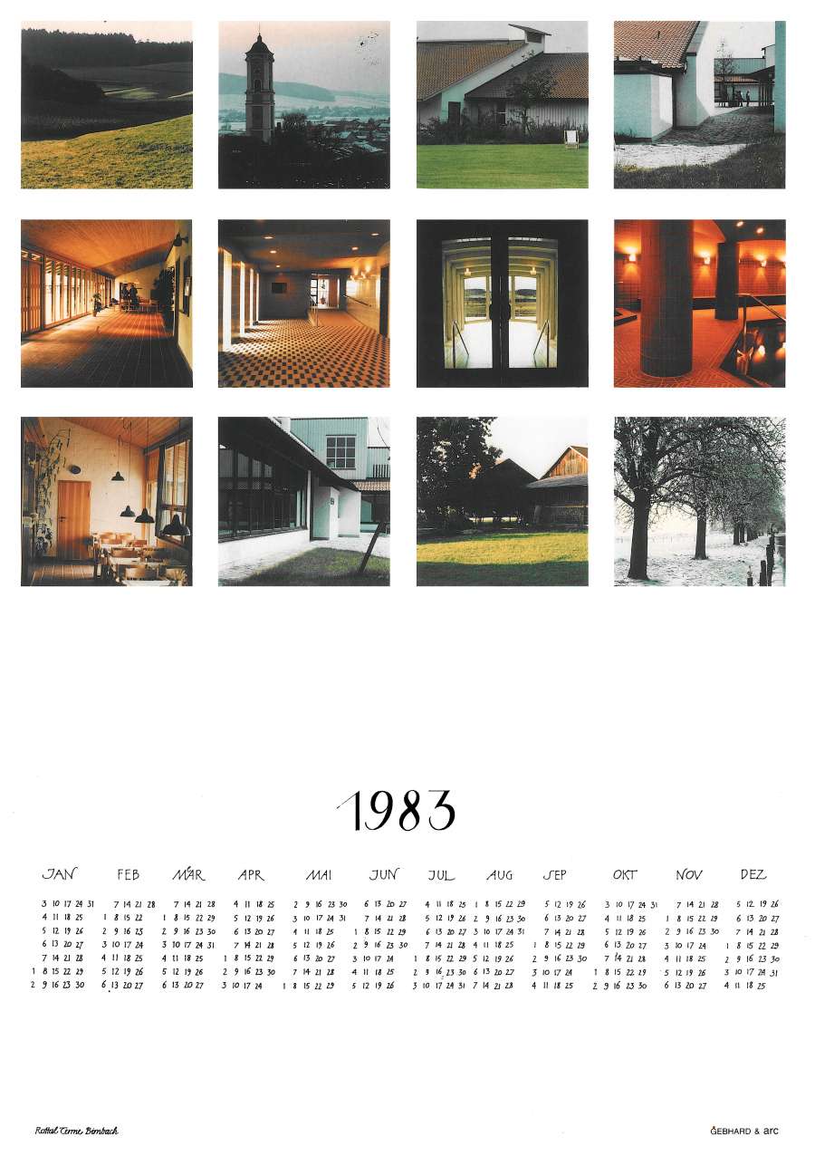 Arc Kalender 1983 Gebhard&arc