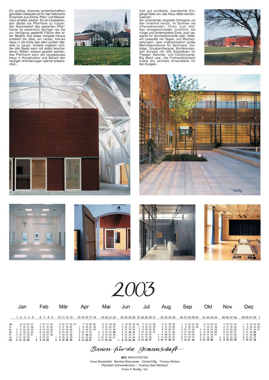 Arc Kalender 2003